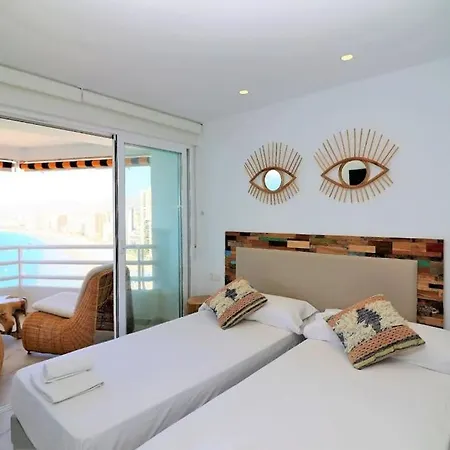 Luxurious 2-Bedroom Apt With Stunning Views, 1St Line On Levante Beach, Benidorm Exterior foto